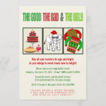 Good Bad Ugly Holiday Party Invite