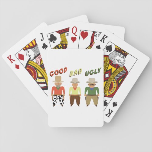 Good Bad Ugly Poker Cards