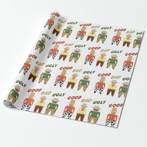 Good Bad Ugly Wrapping Paper