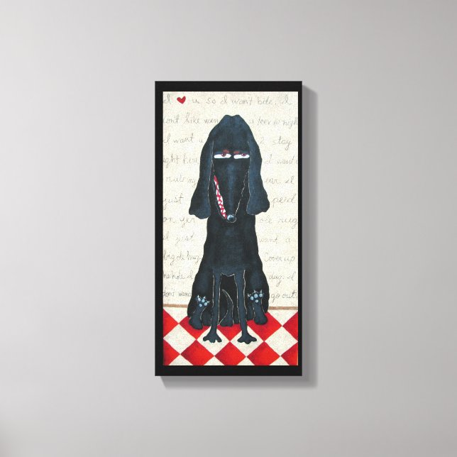 Good Baddog Canvas Print (Front)