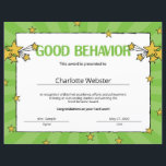 Good Behavior Student Recognition Certificates<br><div class="desc">Celebrate your student’s success! Our Good Behavior Student Recognition Certificates was crafted with these sentiments. Our Good Behavior Student Recognition Certificates is customizable so that you can make this your own. The Good Behavior Student Recognition Certificates is a terrific for students and children of all ages. Hand over our Good...</div>