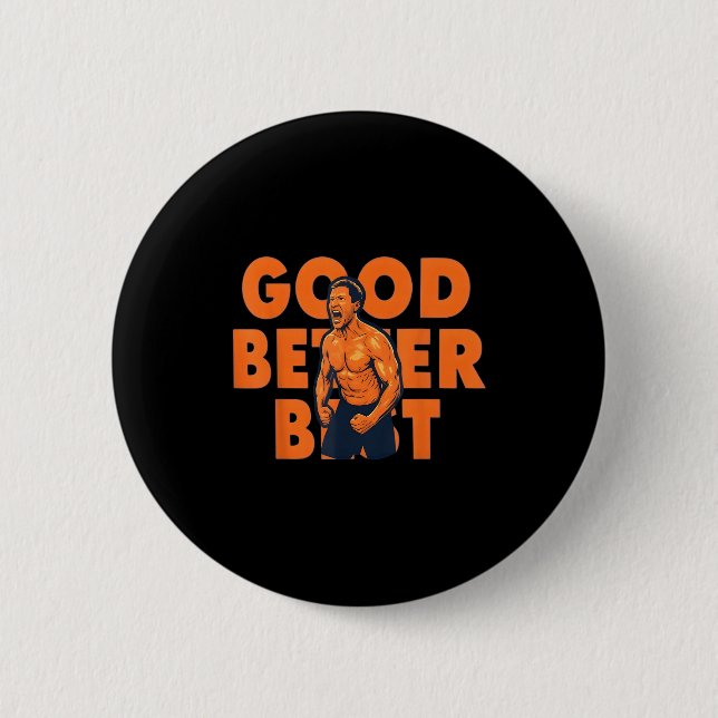 Good Better Ben Johnson  Button (Front)