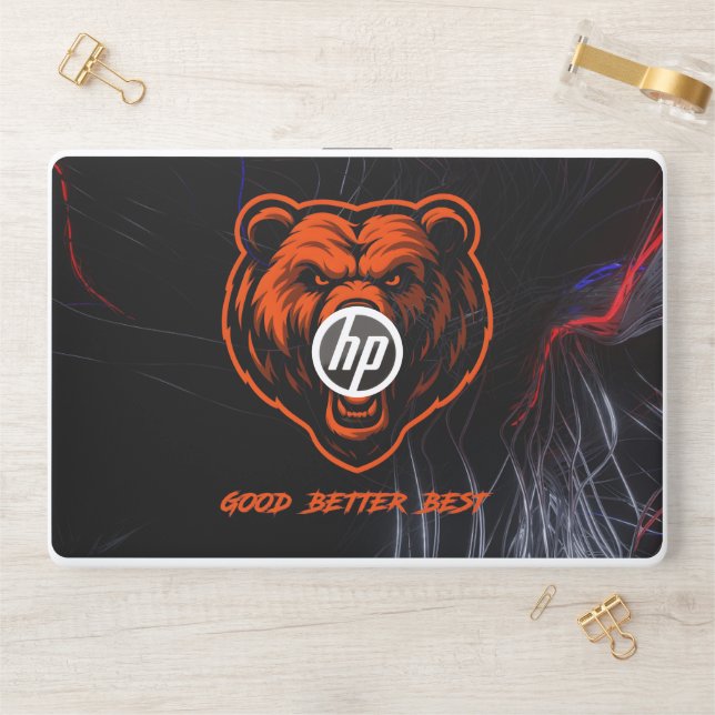 Good Better Best Never Let It Rest HP Laptop Skin (Desk)