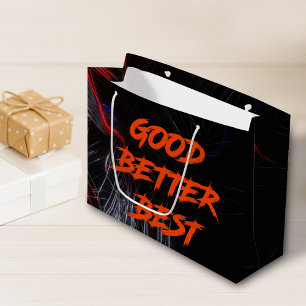 Good Better Best Never Let It Rest Large Gift Bag