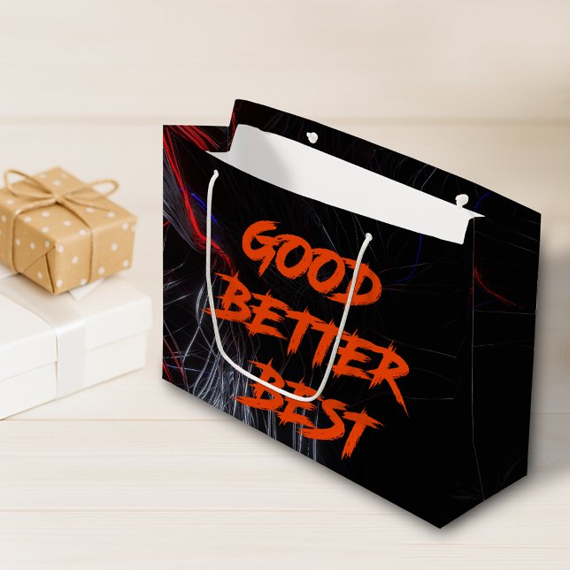 Good Better Best Never Let It Rest Large Gift Bag (Creator Uploaded)