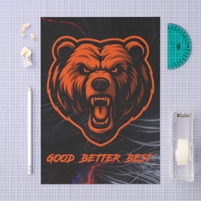 Good Better Best Never Let It Rest Tissue Paper (Craft)