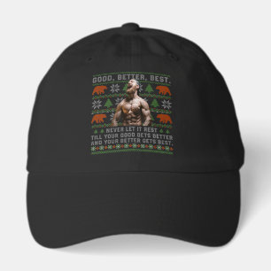 Good Better Best Ugly Christmas Costumize Photos Hat