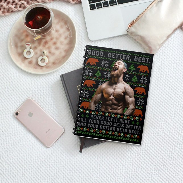 Good Better Best Ugly Christmas Costumize Photos Notebook (Creator Uploaded)