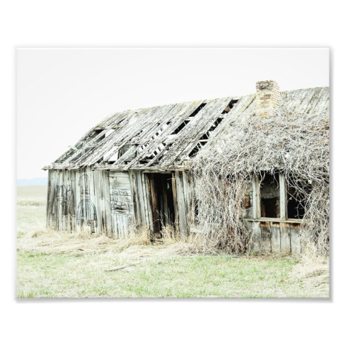 Good Bones Rural Farmhouse Style Barn Photo Print