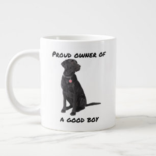 Good Boy Black Lab Giant Coffee Mug