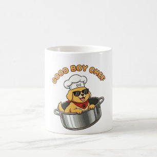 Good Boy Chef Cooking Dog Coffee Mug