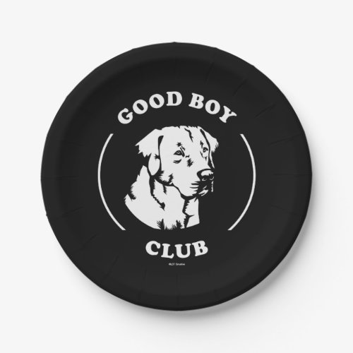 Good Boy Club Paper Plates
