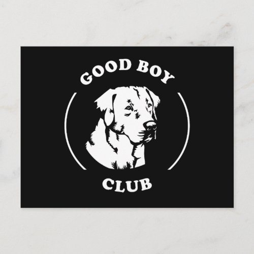 Good Boy Club Postcard