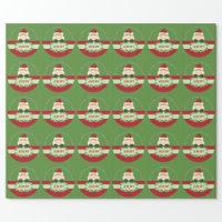 Christmas Santa Clause Delivery North Pole Express Wrapping Paper