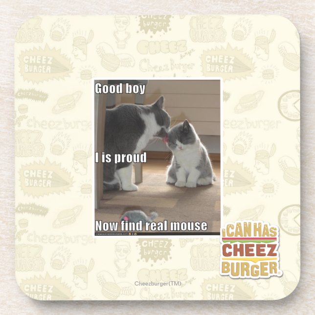 Good boy drink coaster (Front)