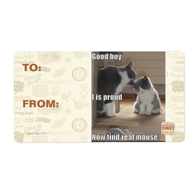 Good boy label (Front)