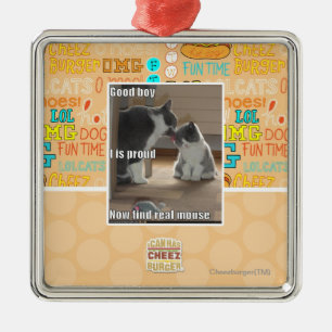 Good boy metal ornament