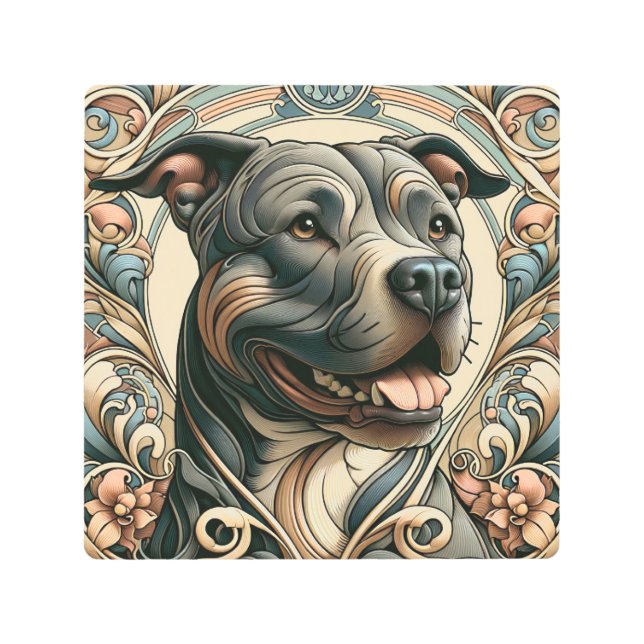 Good boy metal print (Front)