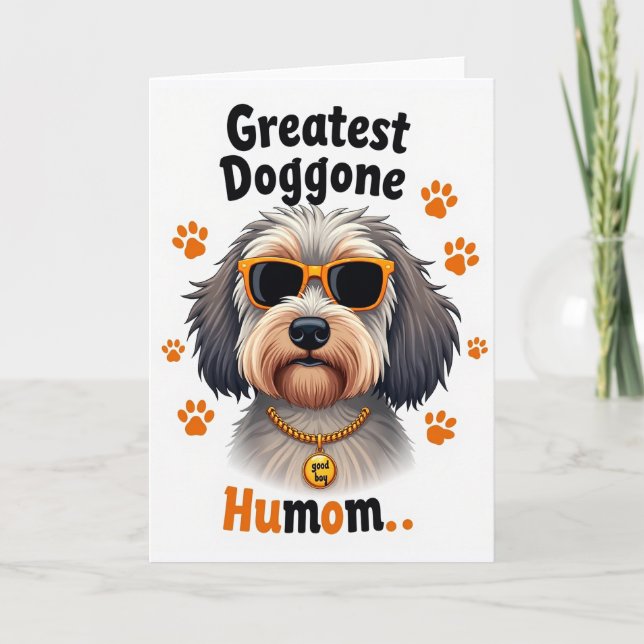 Good Boy Mothers Day Art Card (Front)