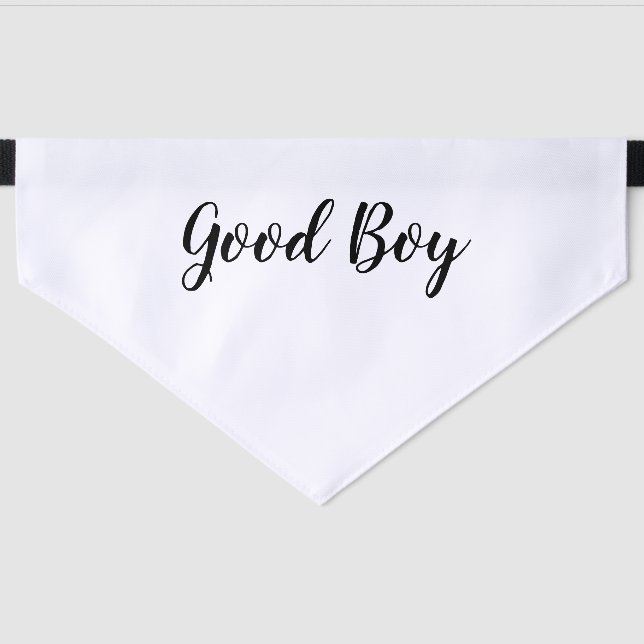 Good Boy Pet Bandana  Collar (Front)