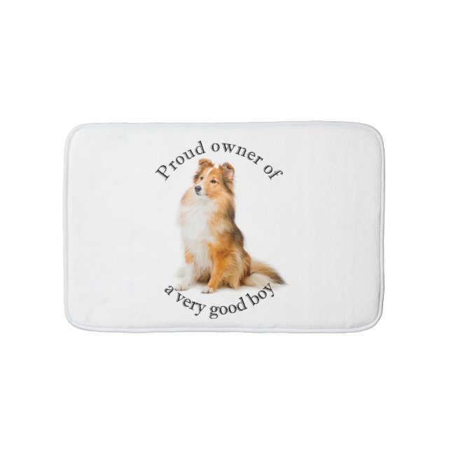 Good Boy Sheltie Bath Mat (Front)
