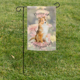 Good Boy Sheltie Garden Flag