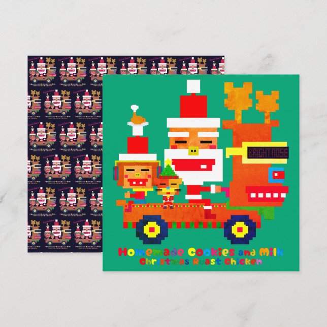 Good boys Christmas Holiday Card (Front/Back)
