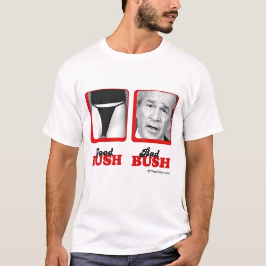 bush push t shirt