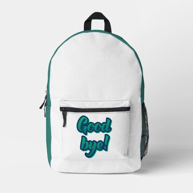 Good Bye Backpack  (Front)