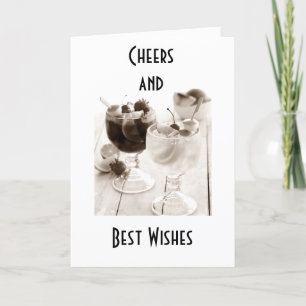 GOOD BYE=CHEERS AND BEST WISHES TO YOU CARD