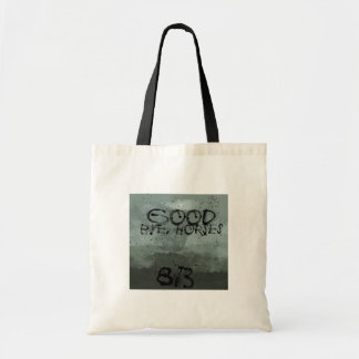 good bye horses tote bag