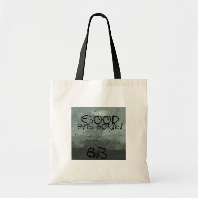 good bye horses tote bag (Front)