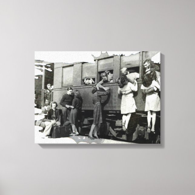 Good-bye Kiss | Canvas Print (Front)