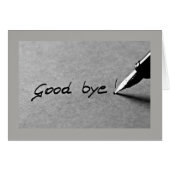 **GOOD BYE** WISHING YOU THE BEST (Front Horizontal)