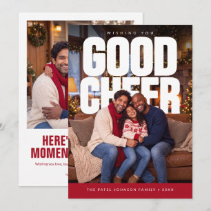 Good Cheer PhotoPop Holiday Photo Card