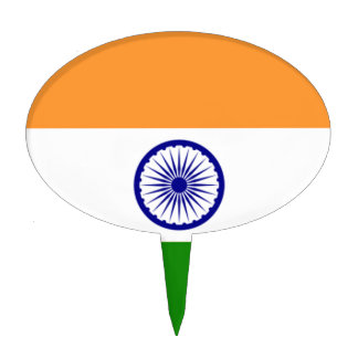 Good color Indian flag "Tiranga" Cake Topper