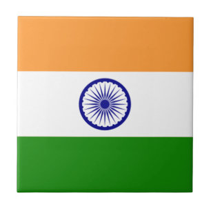 Good color Indian flag "Tiranga" Ceramic Tile