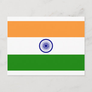 Good color Indian flag "Tiranga" Postcard