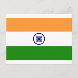 Good color Indian flag "Tiranga" Postcard
