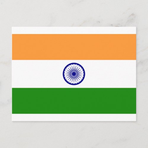 Good color Indian flag Tiranga Postcard