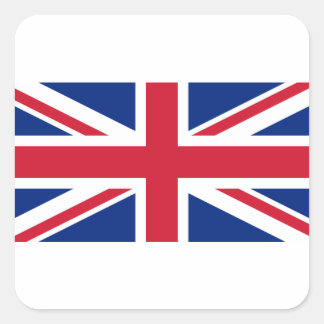 Good color UK United Kingdom flag "Union Jack" Square Sticker