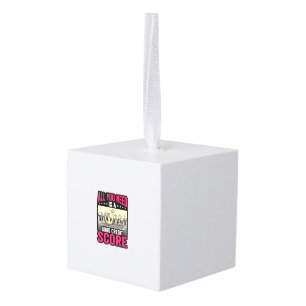 Good Credit Score Vintage Funny Finance Shirt_1 Cube Ornament