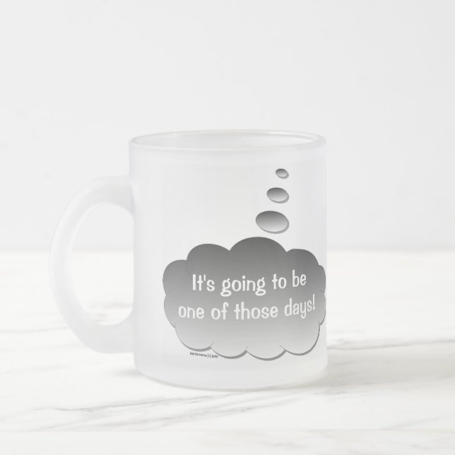 Good Day - Bad Day (Thought Bubble) Mug (Left)