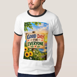 Good Day for Everyone Inspirational Design T-Shirt