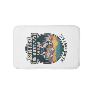 Good Day Hiking Cavalier King Charles Dog Bath Mat