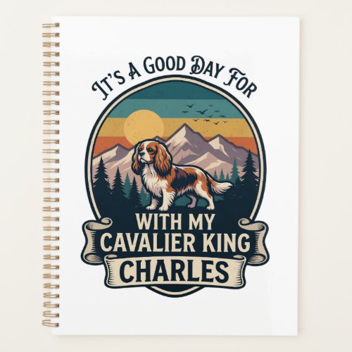 Good Day Hiking Cavalier King Charles Dog Planner