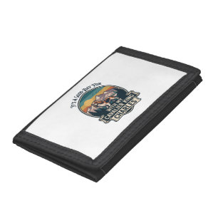 Good Day Hiking Cavalier King Charles Dog Tri-fold Wallet