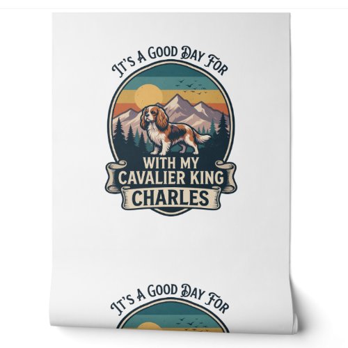 Good Day Hiking Cavalier King Charles Dog Wallpaper