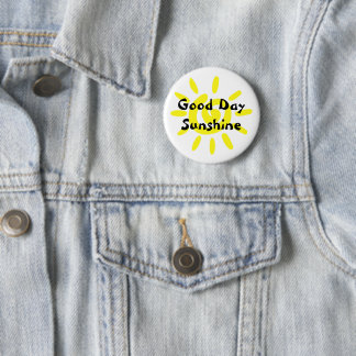 Good Day Sunshine Cute Button