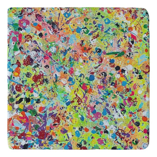 Good Day Sunshine Marble Trivet (Front)